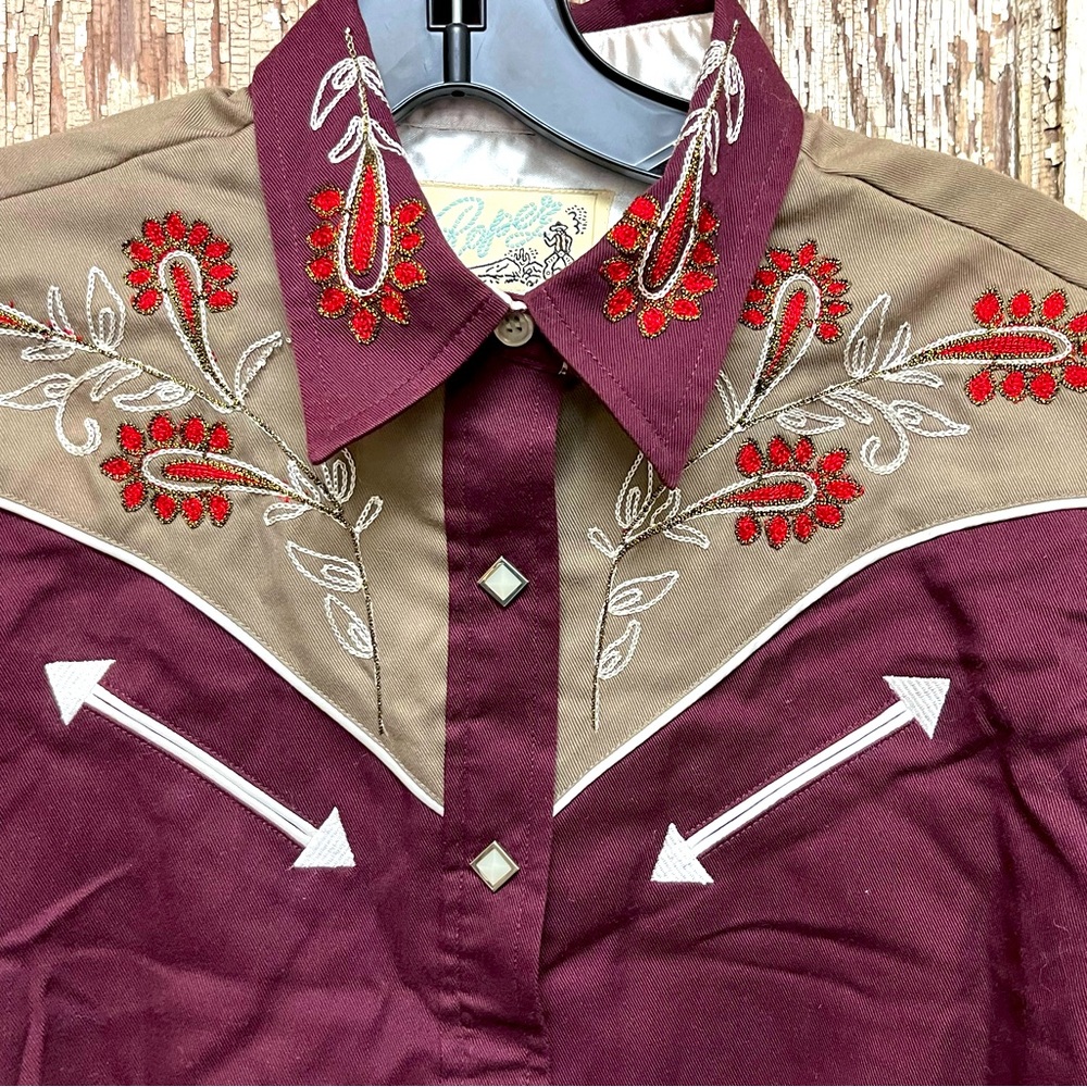 Roper Women’s Pearl Snap Western Shirt M